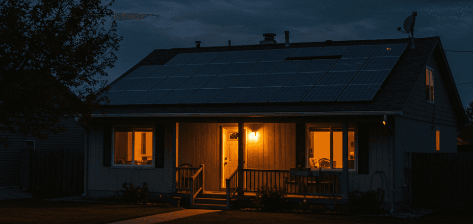 Solar panels background